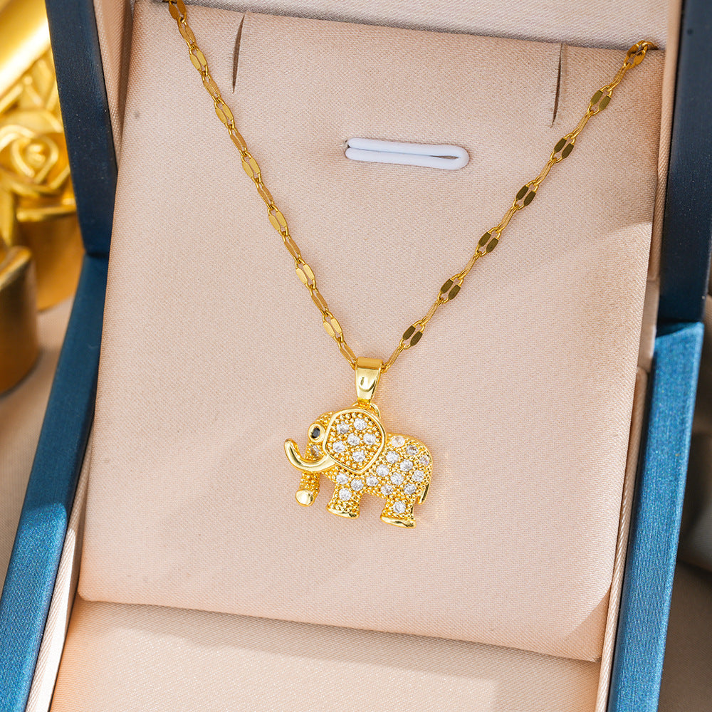Collier Peuples Libres Éléphant