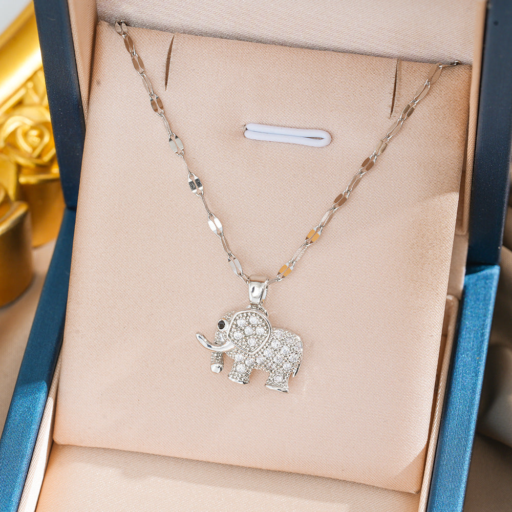 Collier Peuples Libres Éléphant