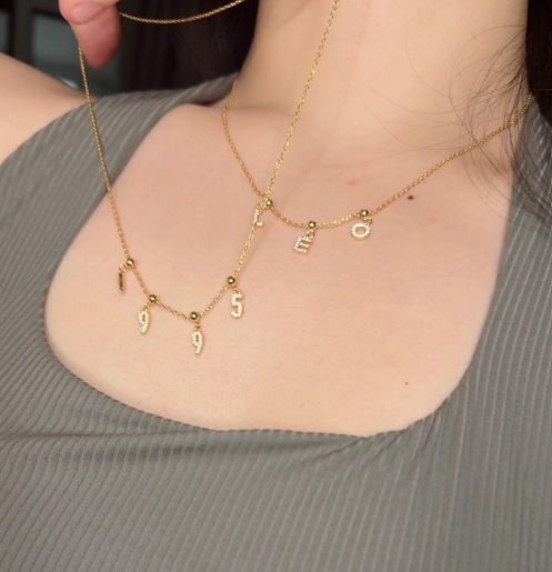 Collier Souvenir d’Éclat chiffres