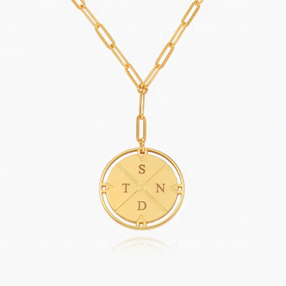 Collier Compass Médaillon