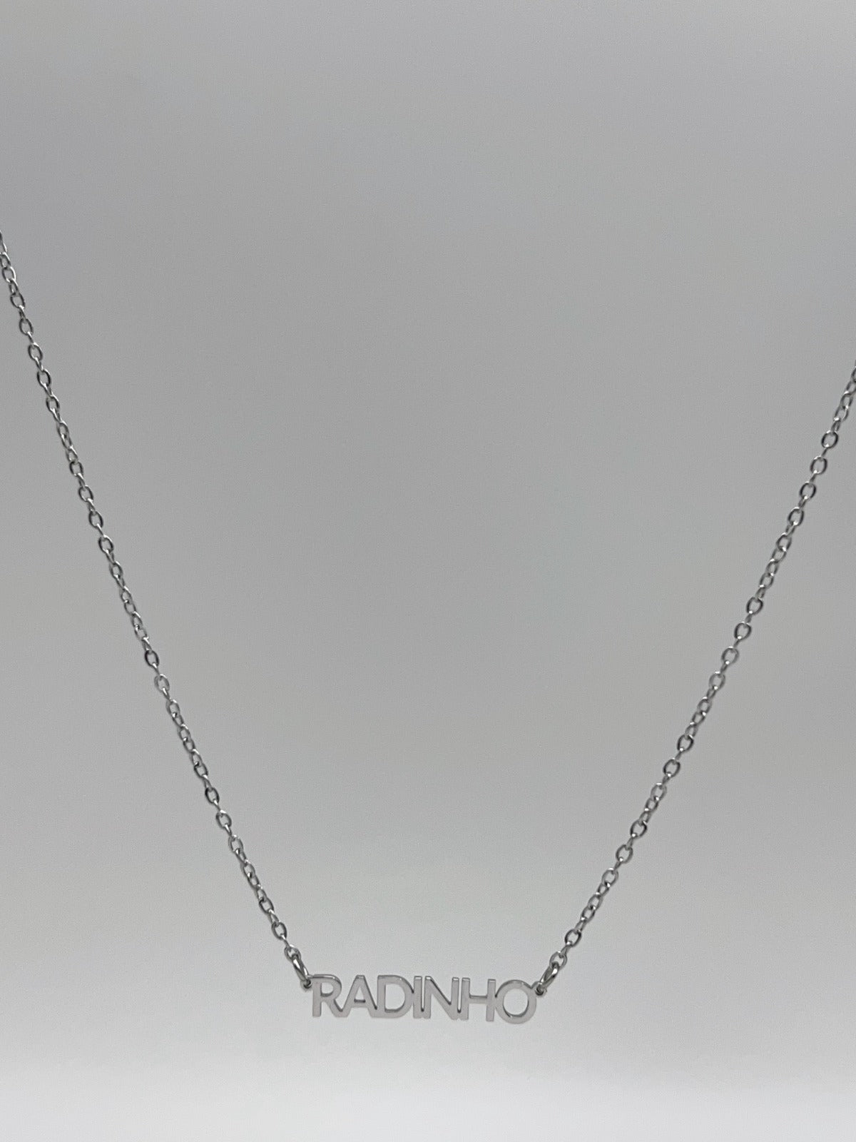 Collier Prénom Lumière Argent