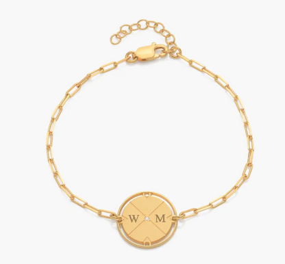 Bracelet Compass Médaillon Intime