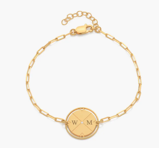 Bracelet Compass Médaillon Intime