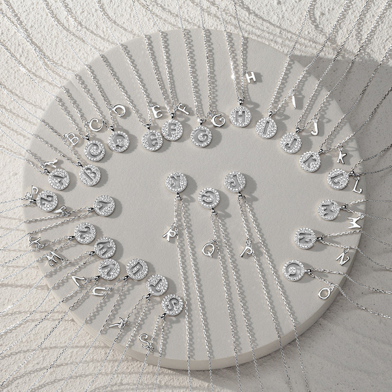 Collier Initiale Solaire