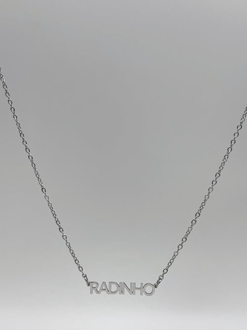 Collier Prénom Lumière Argent