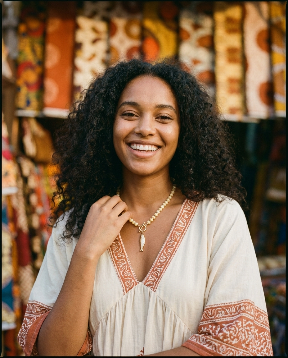 Collier Récif Poisson perlé